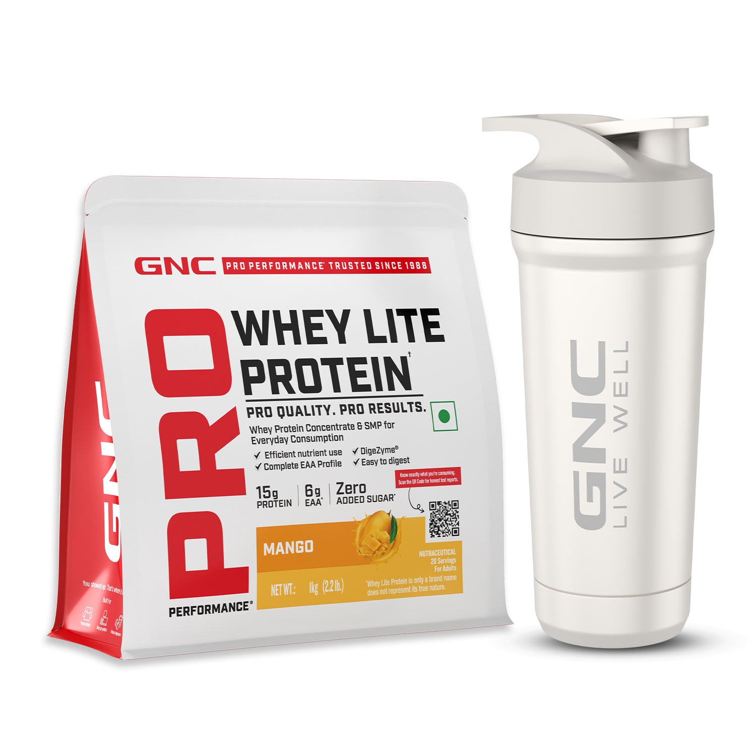 GNC Pro Performance Whey Lite 15gm Protein