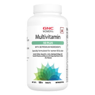 GNC Women's 50 Plus Multivitamin - Supports Memory, Joint Health & Overall Well-being