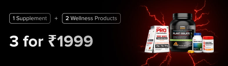 GNC - Buy 3 for ₹ 1999