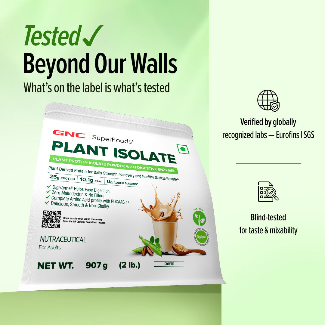 GNC Superfood Plant isolate + L-Carnitine Tablets 500mg
