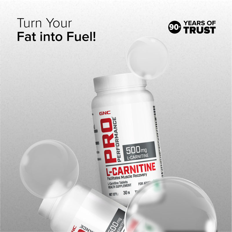 Buy GNC Pro Performance L-Carnitine 500 mg - 60 Tablets Online | GNC India Buy GNC Pro Performance L-Carnitine 500 mg - 60 Tablets Online | GNC India
