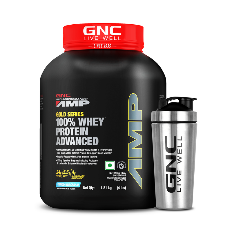 Gold Series 100% Whey Protein Advanced 4 lbs with Shaker