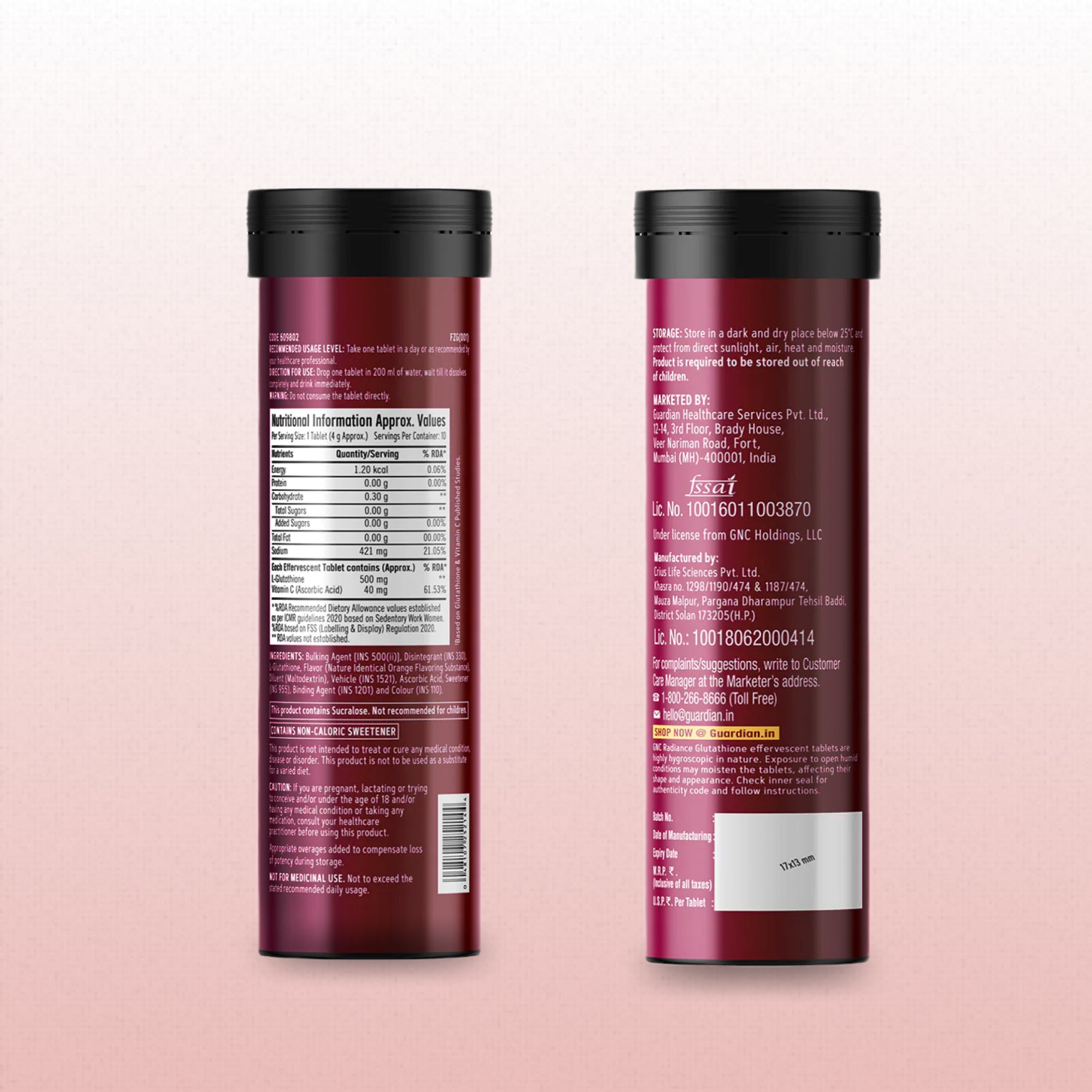 GNC Radiance Glutathione Effervescent Tablets GNC Radiance Glutathione Effervescent Tablets