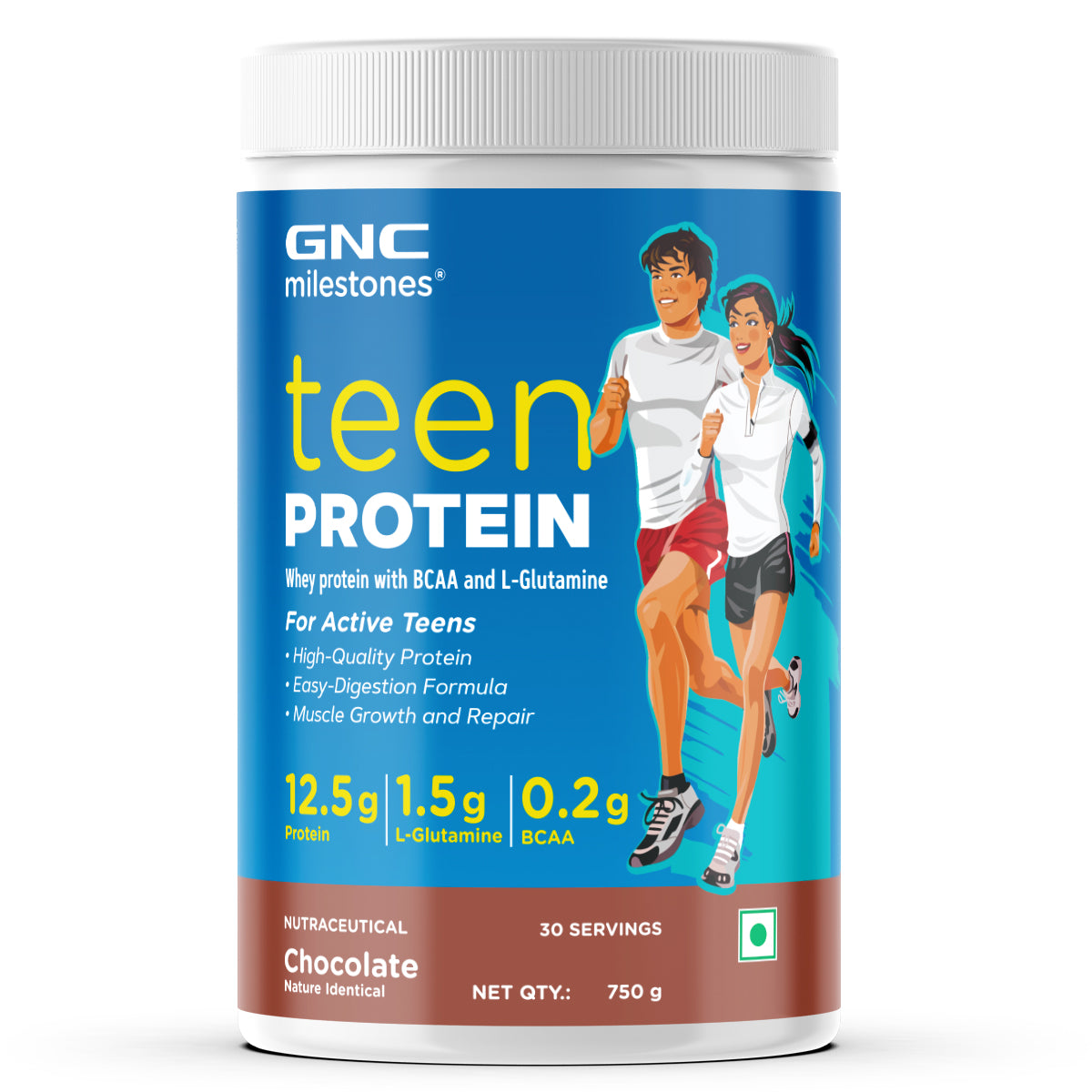 GNC milestones Teen Protein | Boosts Athletic Performance & Potential In Active Teens