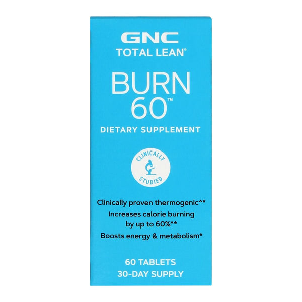 GNC Total Lean Burn 60 - Clinically Proven to Burn Calories Up to 60% Faster