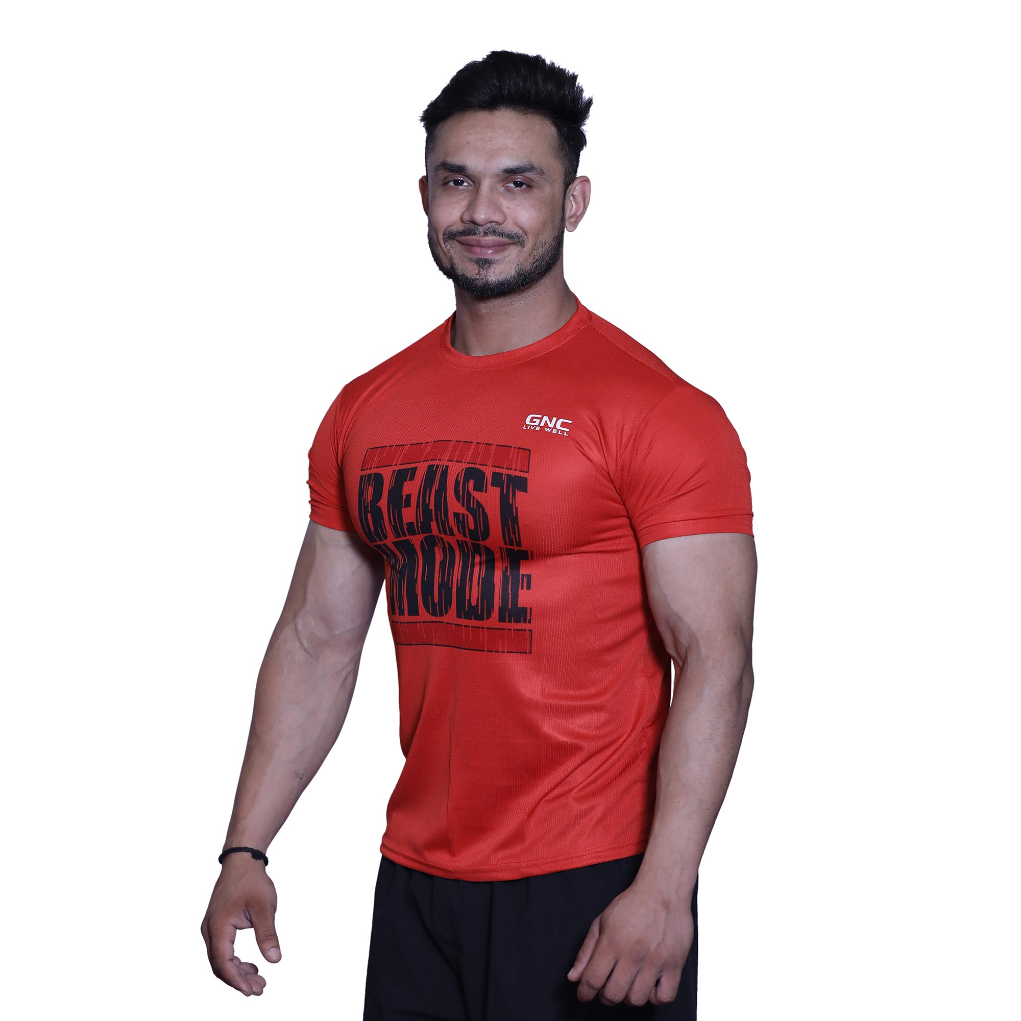 GNC Round Neck T Shirt Medium Blue GNC India