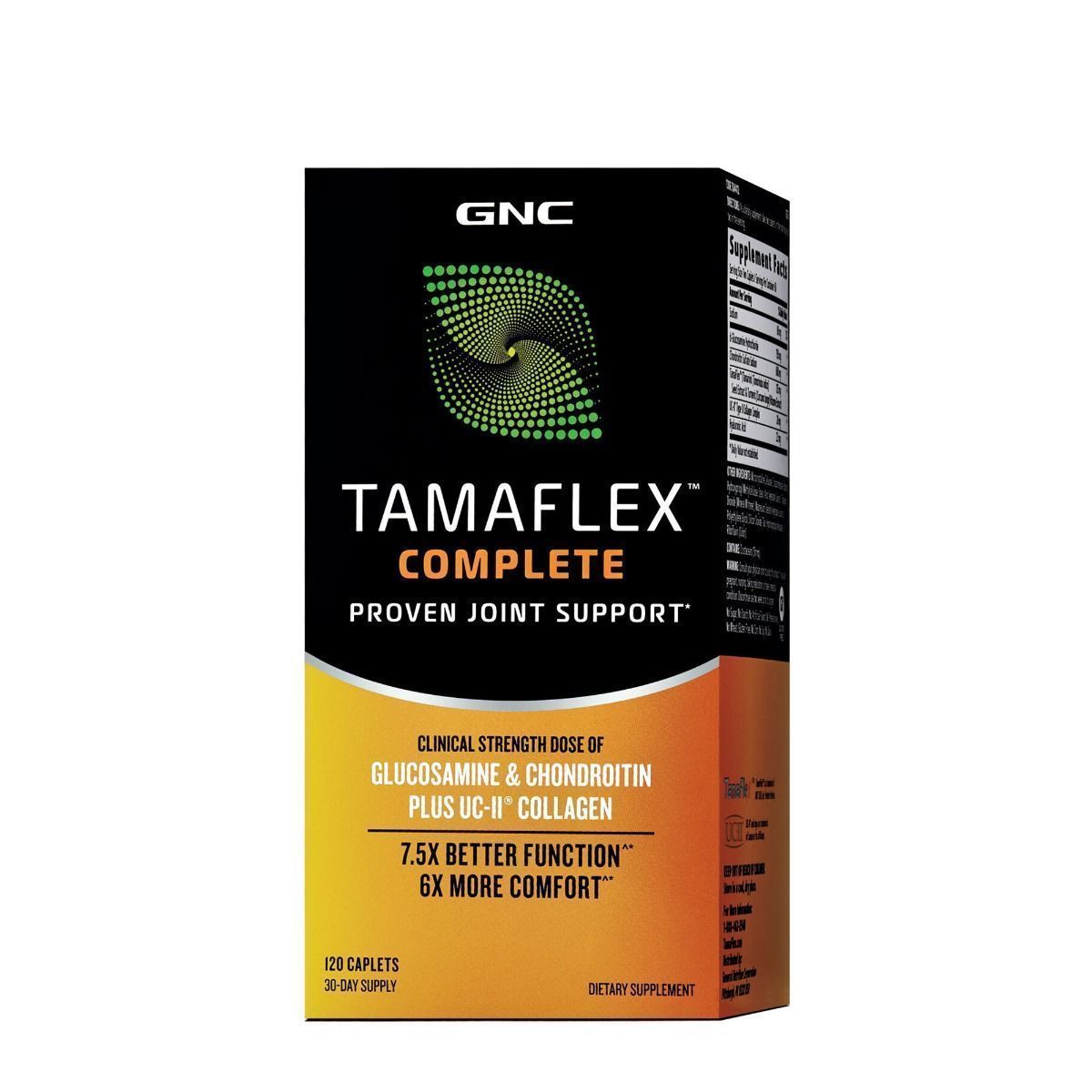 GNC TamaFlex Complete Proven Joint Support - 7.5X Better Joint Functions & 6X More Comfort