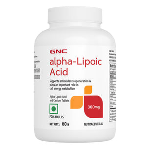 GNC Alpha-Lipoic Acid 300mg - Universal Antioxidant for Energy & Healthy Blood Sugar Levels