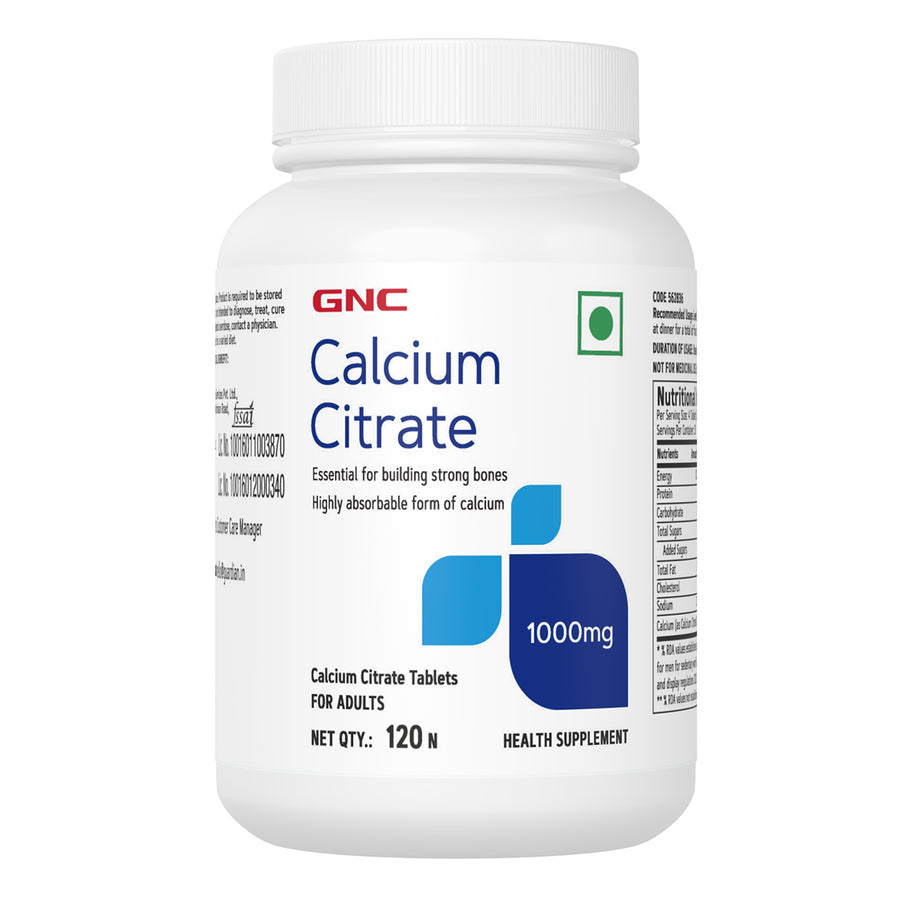 Calcium Citrate 1000mg - 120 Tablets