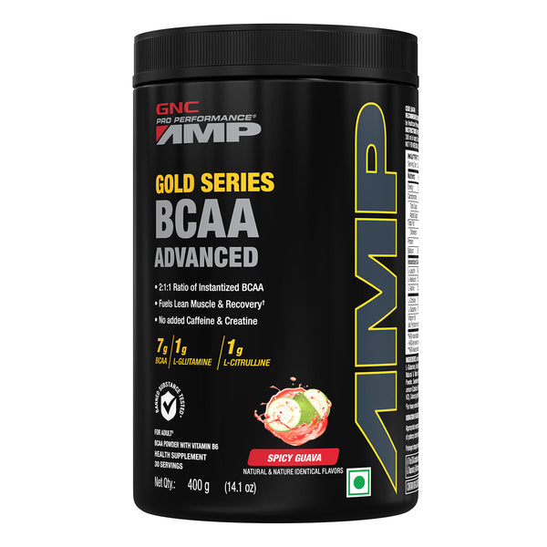 GNC AMP Gold Series BCAA Advanced- Clearance Sale| Expiry - 2024-10-31