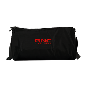 GNC Black Red Bordered Gym Bag