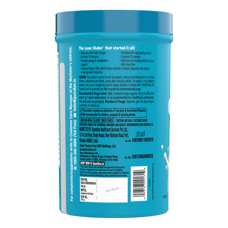 GNC Total Lean® Lean Shake™ 25 Healthy WeightLoss Meal Replacer with