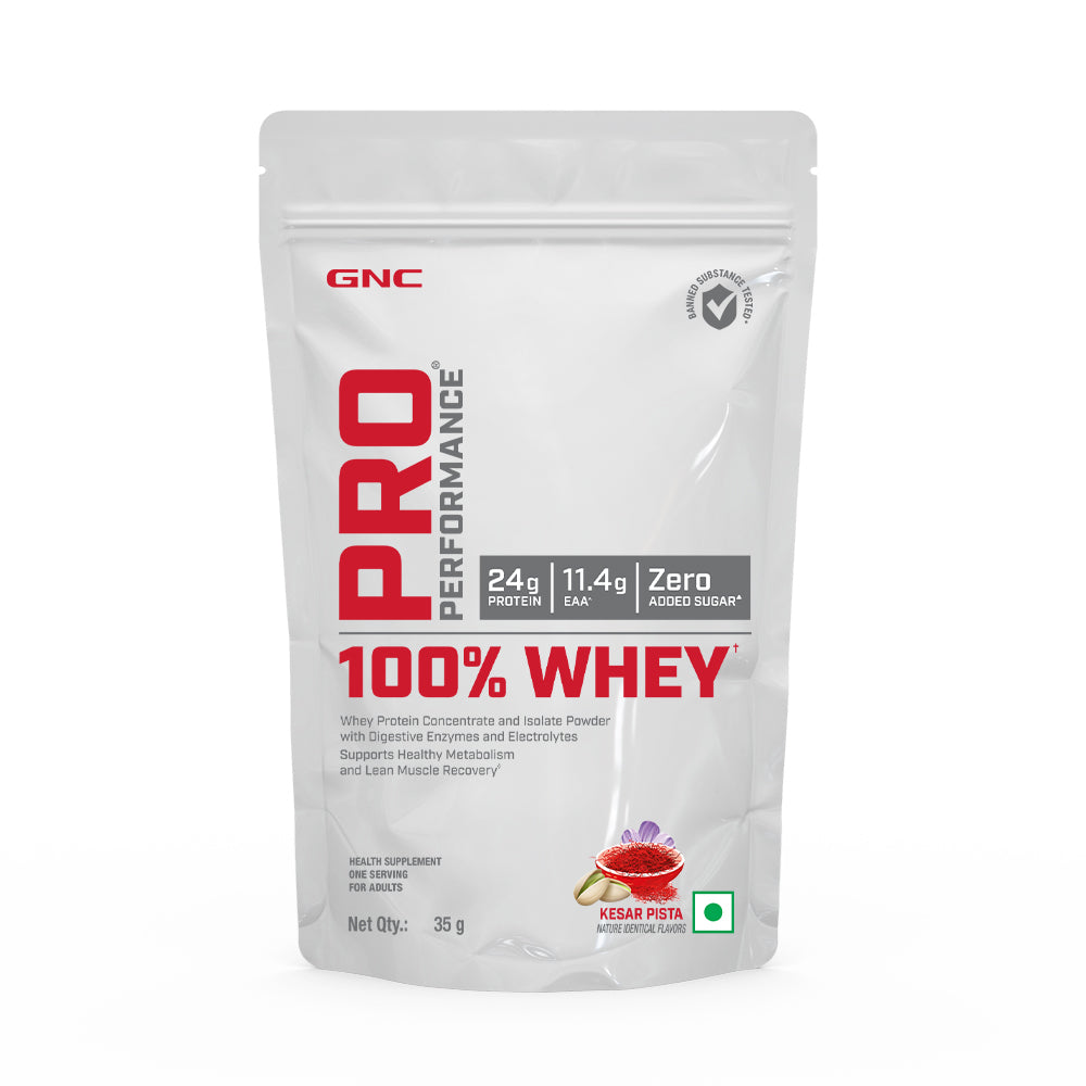 100% Whey Protein Sachets 35gm Kesar Pista